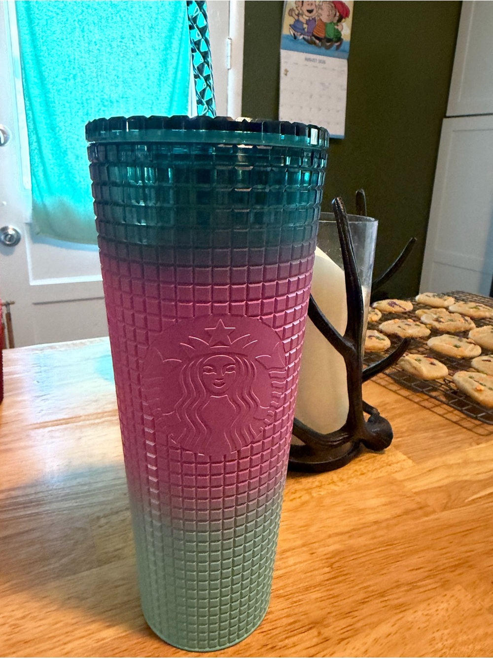 Starbucks Ombre Tumbler - Teal, Pink, Mint Gradient